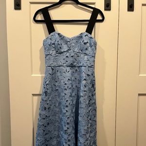 J.Crew Blue Lace Dress, Size 00